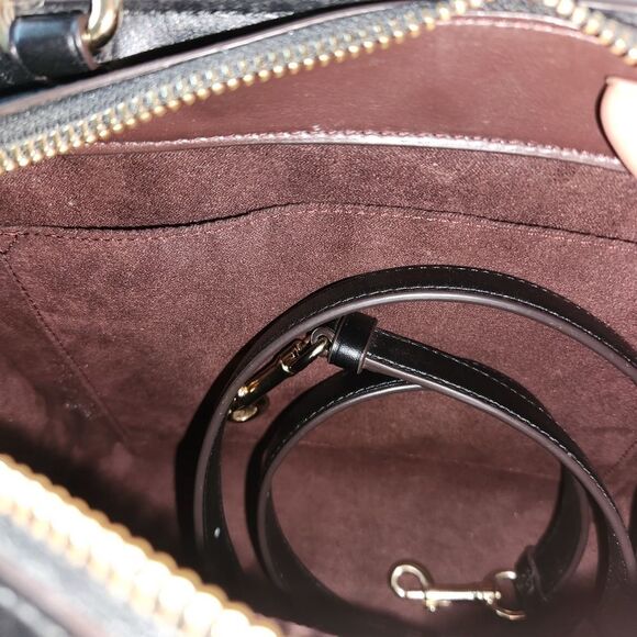 Coach Caryall Crossbody Satchel Bag In Colorblock - Picture 11 of 12